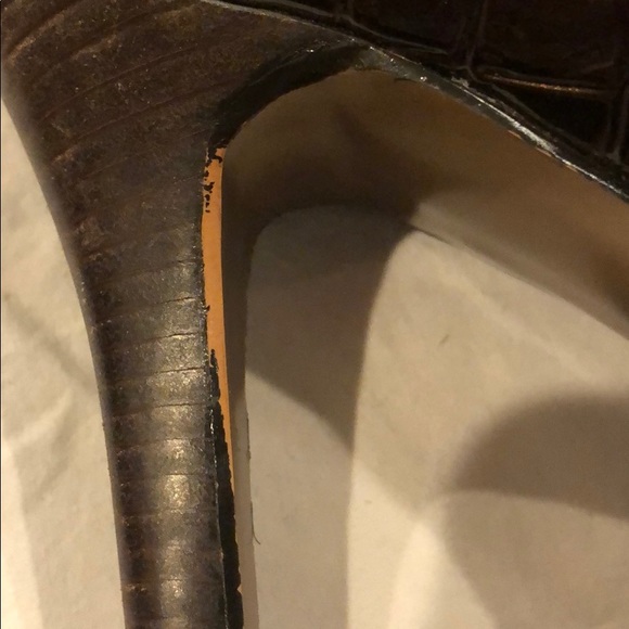 Tahari high heeled pumps, leather, size 9 - Picture 7 of 11